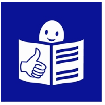 Logotyp standardu ETR - tekstu łatwego w czytaniu i rozumieniu